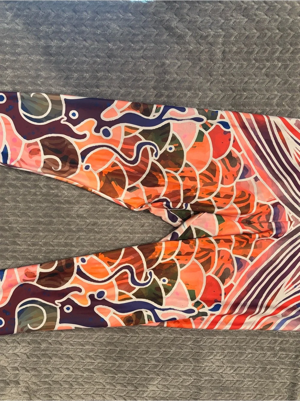 FisheWear Beauty and Bonefish 3XL Colorful Performance Leggings USA Made